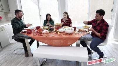 Daughter Swap-Thanksgiving Day With A Friend's Daughter, Part 2-HQPORNERO.COM