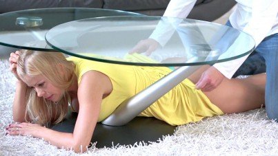 MYLF-What You Have To Do If Your Stepmom Stuck Under The Table-HQPORNERO.COM