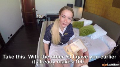 CumLouder-Buying The Hotel Maid-HQPORNERO.COM