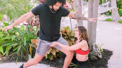 BANG-Leila Larocco Personally Trains a New Clients' Cock-HQPORNERO.COM