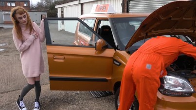 Fake Driving School-Azura Alii: Minx Squirts on Mechanics Big Cock-HQPORNERO.COM