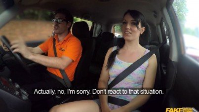 Fake Driving School-Fell In Love With A Cute Student-HQPORNERO.COM