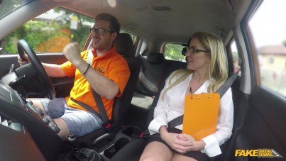 Fake Driving School-Georgie Lyall Off Duty Sex-HQPORNERO.COM